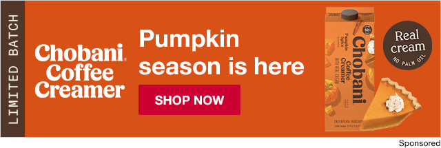 Chobani Coffee Creamer. Pumpkin season is here
