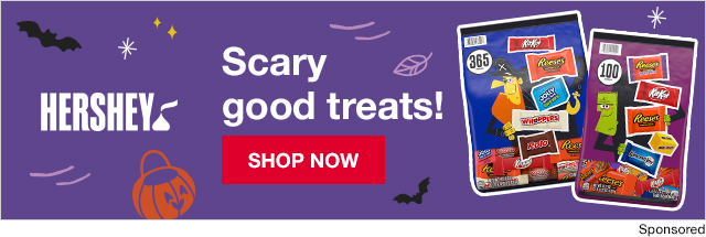 hersheys Scary good treats!. Shop Now