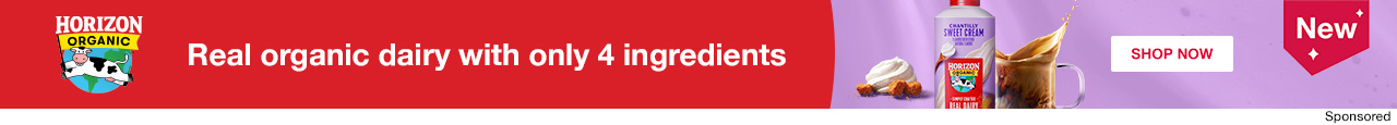 Horizon Organic. Real organic dairy with only 4 ingredients. Shop Now