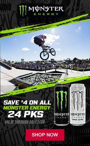 Monster Energy. Save $4 on all Monster Energy 24 pks. Shop now.
