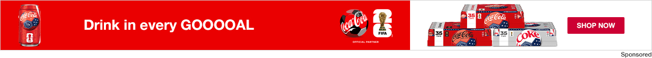 Coca Cola, Drink in every GOOOOAL, SHOP NOW