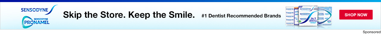 Skip the Store. Keep the Smile. Sensodyne. #1 Dentist Recommended Brands. Shop Now.