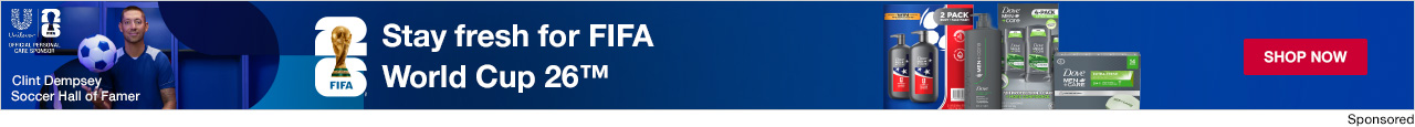 Unilever, Stay fresh for FIFA World Cup 26™. SHOP NOW