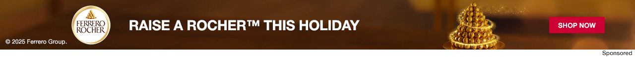 Ferrero Rocher. RAISE A ROCHER™ THIS HOLIDAY SEASON. Shop Now