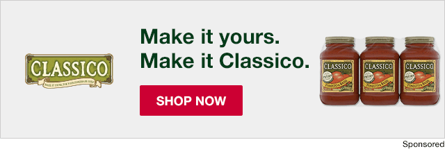 Make it yours. Make it Classico. Home-style taste, to make every dish your own.