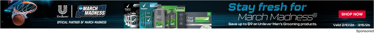 Unilever l March Madness. Stay fresh for March Madness® Save up to $9 on Unilever men's grooming products. Shop Now