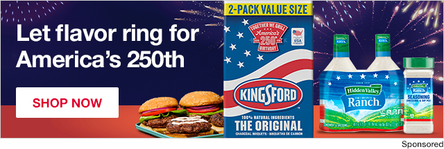Let flavor ring for America's 250th. Shop now.