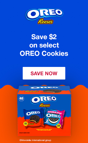 Save $2 on select OREO Cookies