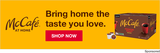 Bring home the taste you love. McCafe. Shop now.