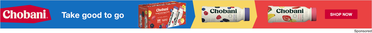 Chobani. Take good to go. Shop now.