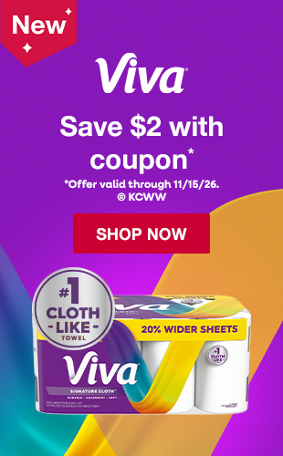 Viva. Save $2 with coupon*