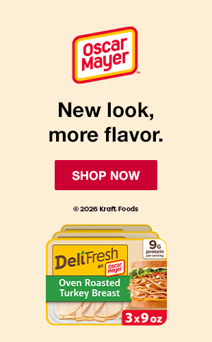 Oscar Mayer. New look, more flavor.