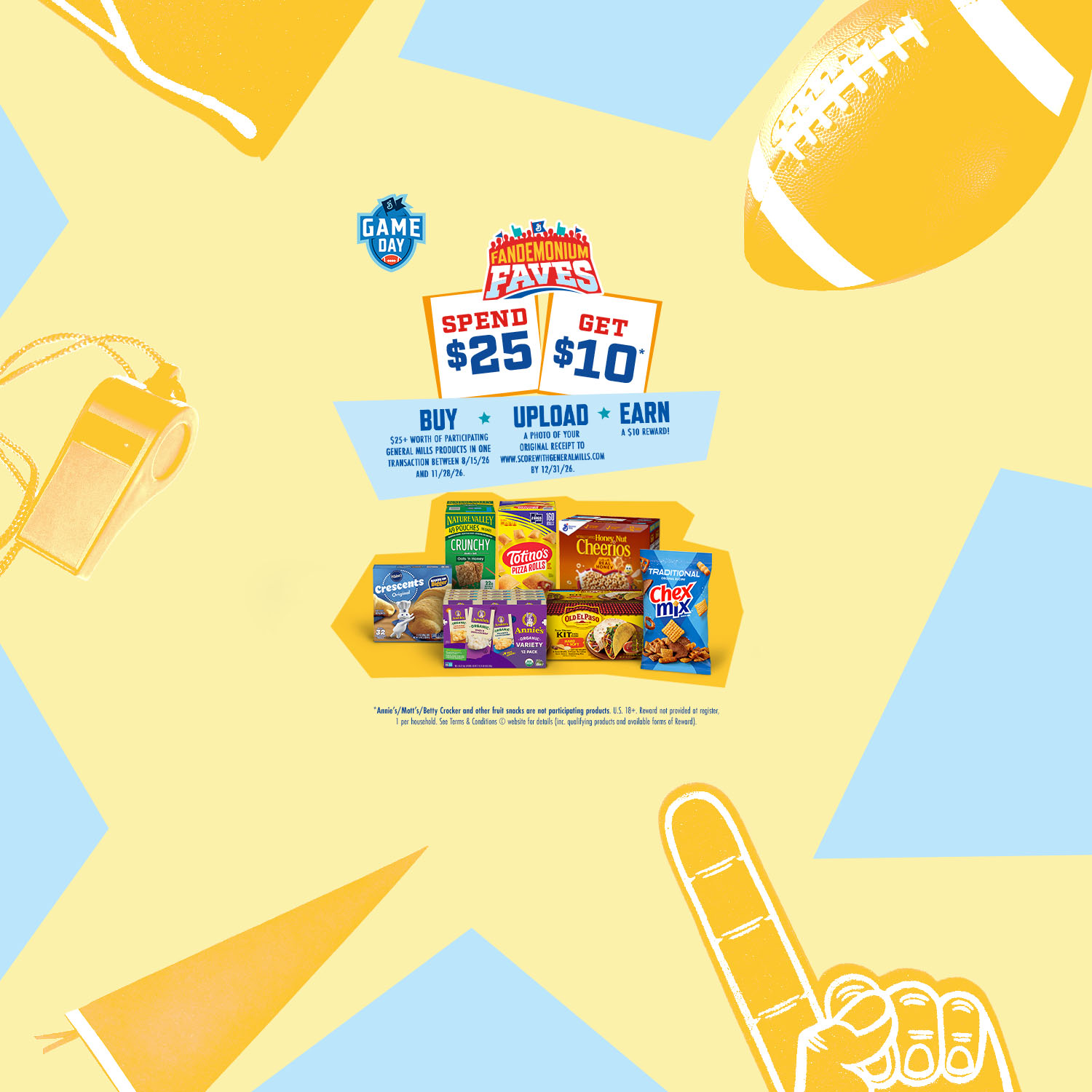 General Mills Spend $25, Get $10*