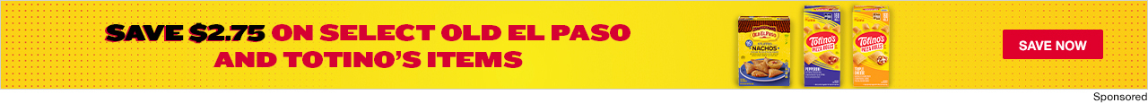 Save $2.75 on select Old El Paso and Totino's items