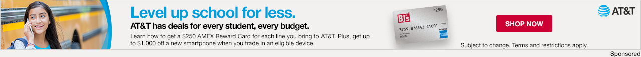 AT&T. Learn how to get a $250 AMEX Reward Card for each line you bring to AT&T.
