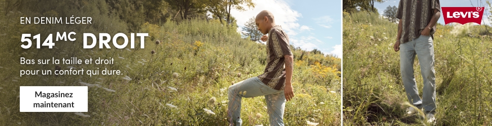 Advertisement. Levi's. EN DENIM LÉGER. 514 MC DROIT. Bas sur la taille et droit pour un confort qui dure. Magasinez maintenant.
