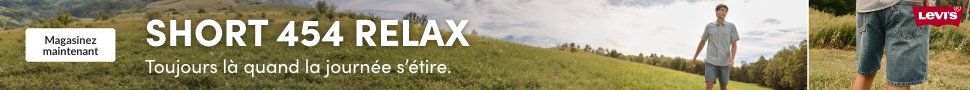 Advertisement. Levi's. SHORT 454 RELAX. Toujours là quand la journée s’étire. Magasinez maintenant.