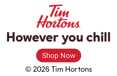 Tim horton. However you chill.