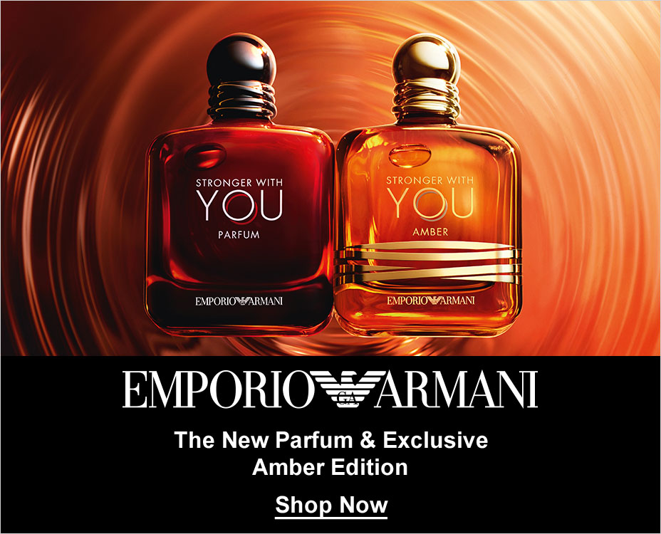EMPORIO ARMANI. The New Parfum & Exclusive Amber Edition. Shop Now