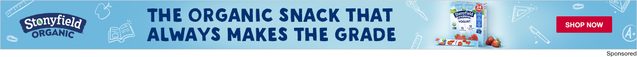Stonyfield Organic. Shop Now.
