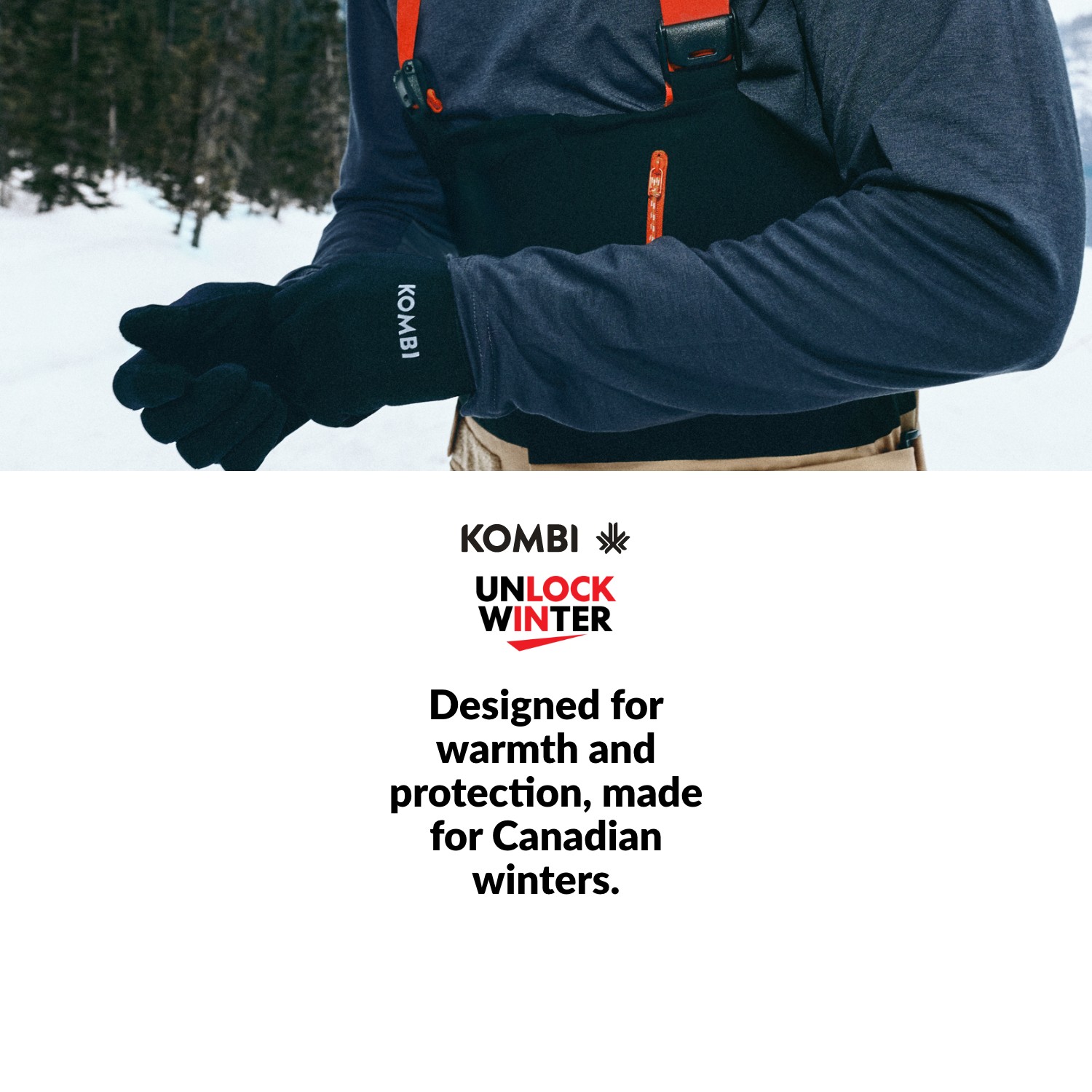 KOMBI, From the everyday cold to days on the mountain, A truly Canadian brand, Shop Now
