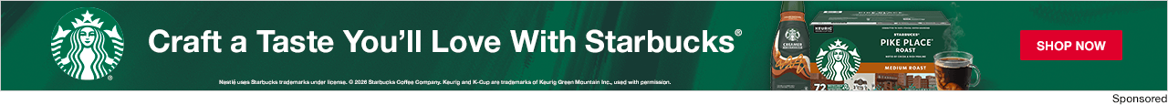 Craft a taste you'll love with Starbucks
