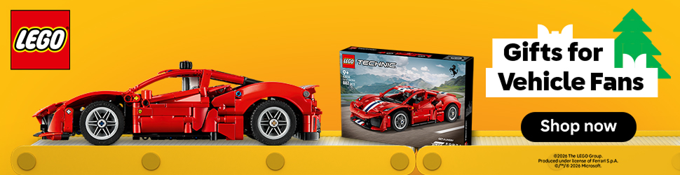 Advertisement. LEGO. Gifts for Vehicle Fans. Shop now.