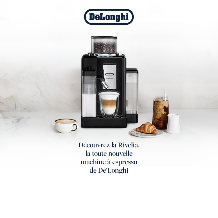 Découvrez la Rivelia, la toute nouvelle machine à espresso de De’Longhi. Magasinez.

