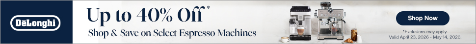 Advertisement. De’Longhi – Up to 40% Off*. Shop and save on select espresso machines. Shop Now. 