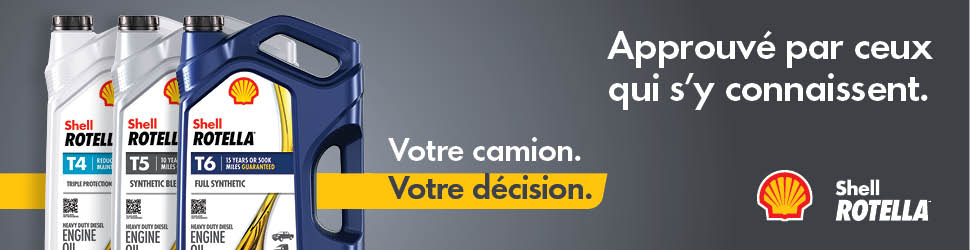 Advertisement. Shell ROTELLA. Votre camion. Votre décision.