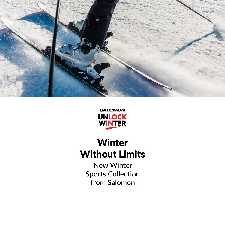 Salomon, Winter Without Limits, New Winter Sports Collection from Salomon, Shop Now, Unlock Winter