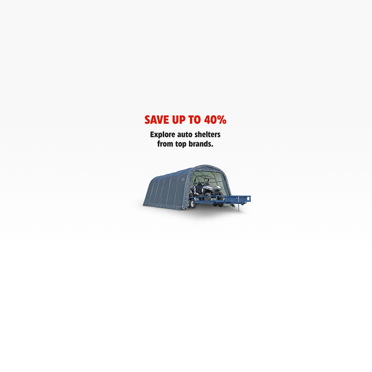 Ad. Save up to 40% on Auto Shelters. Shop Now.