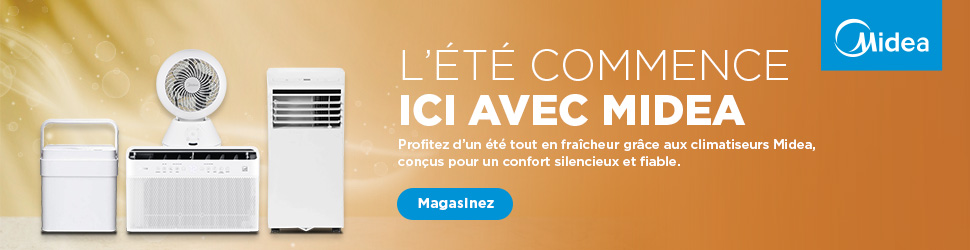 Advertisement. L’ÉTÉ COMMENCE ICI AVEC MIDEA Profitez d’un été tout en fraîcheur grâce aux climatiseurs Midea, conçus pour un confort.