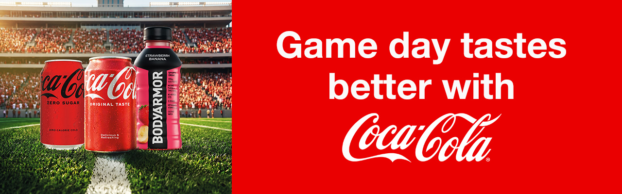 Game day tastes better with Coca-Cola