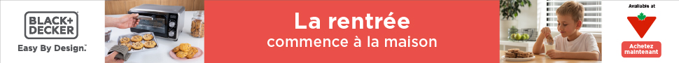 Advertisement. BLACK+DECKER  Easy By Design.La rentrée  commence à la maison
