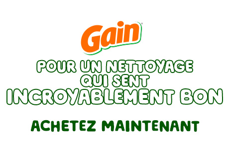 Gain, POUR UN NETTOYAGE QUI SENT INCROYABLEMENT BON. Achetez maintenant 