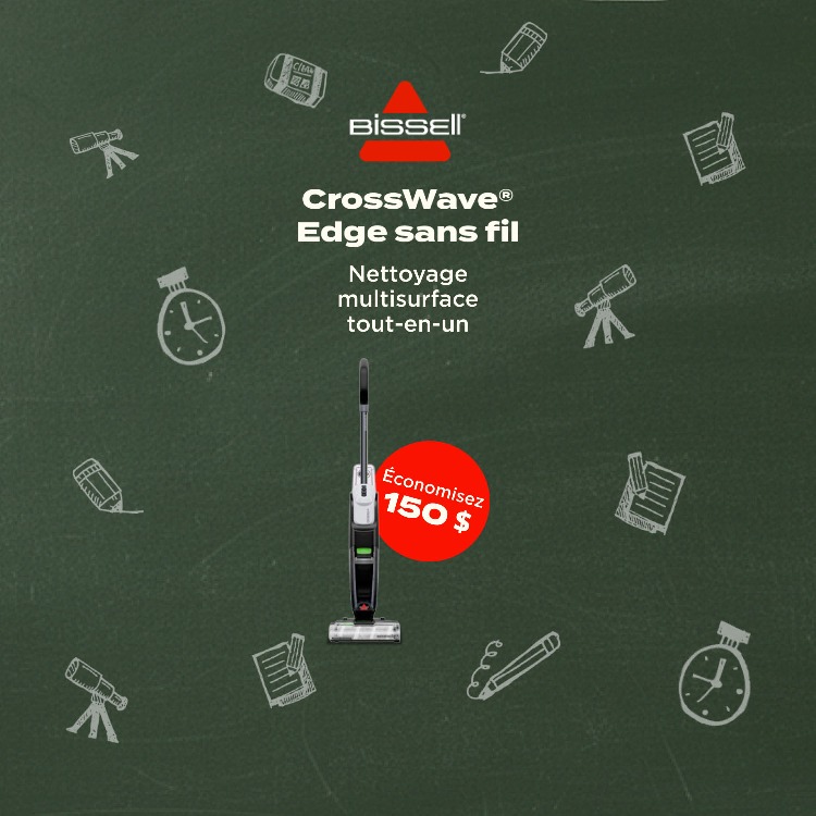 Bissell. CrossWave® Edge sans fil pour un nettoyage multisurface tout-en-un. Économisez 150 $. Magasinez.