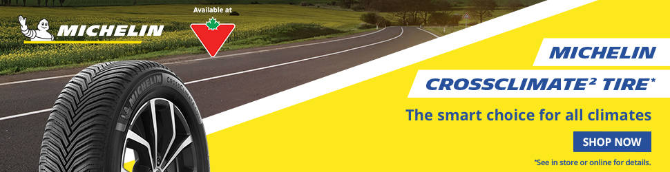 Advertisement. Michelin CrossClimate 2 Tire. The smart choice for all climates.