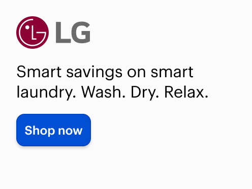 Smart savings on smart laundry. Wash. Dry. Relax.