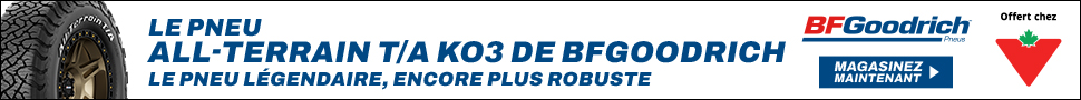 Advertisement. LE PNEU ALL-TERRAIN T/A KO3 DE BFGOODRICH