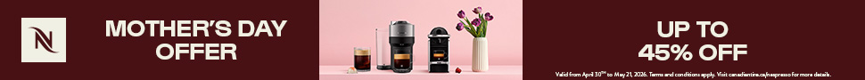 Advertisement. MOTHER’S DAY OFFER. UP TO 45% OFF. Valid until May 21, 2026. Terms and conditions apply. 
