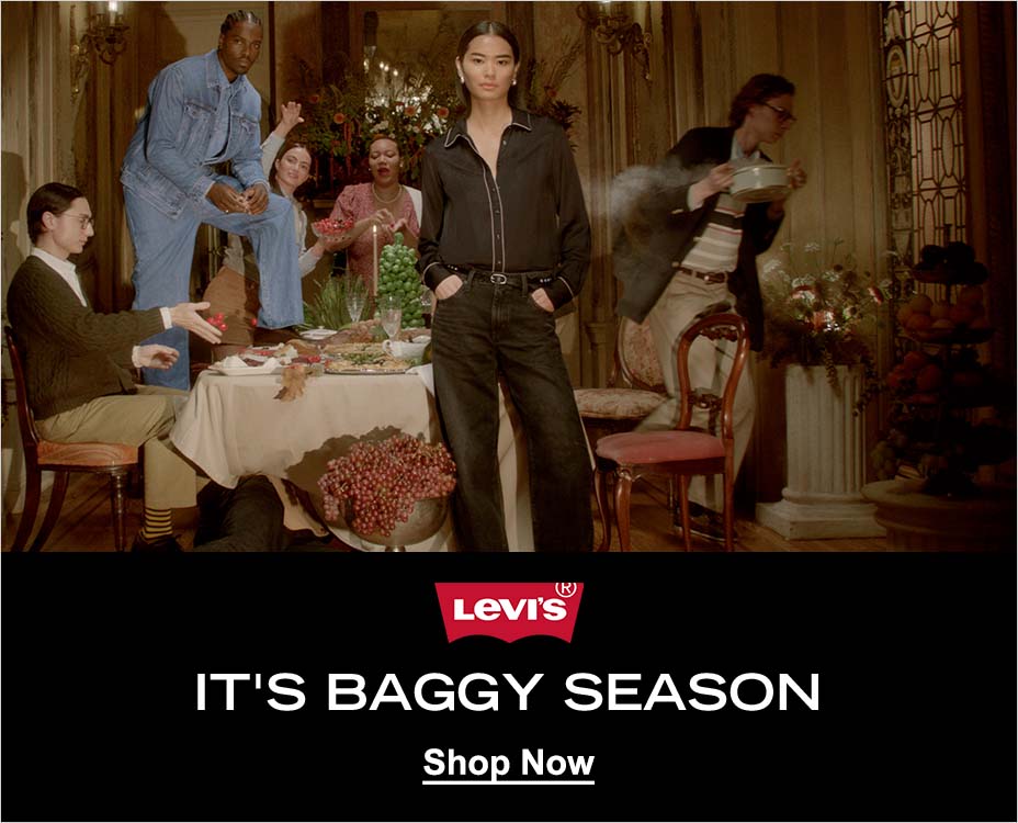 LEVI'S, IT'S BAGGY SEASON. Shop Now