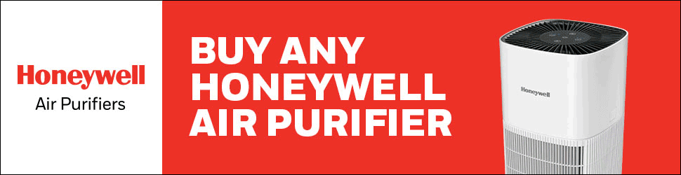 Advertisement. Honeywell Air Purifiers.BUY ANY HONEYWELL AIR PURIFIER.FOR A CHANCE TO WIN A LUXURY CANADIAN VACATIONUP TO $10,000.VISIT