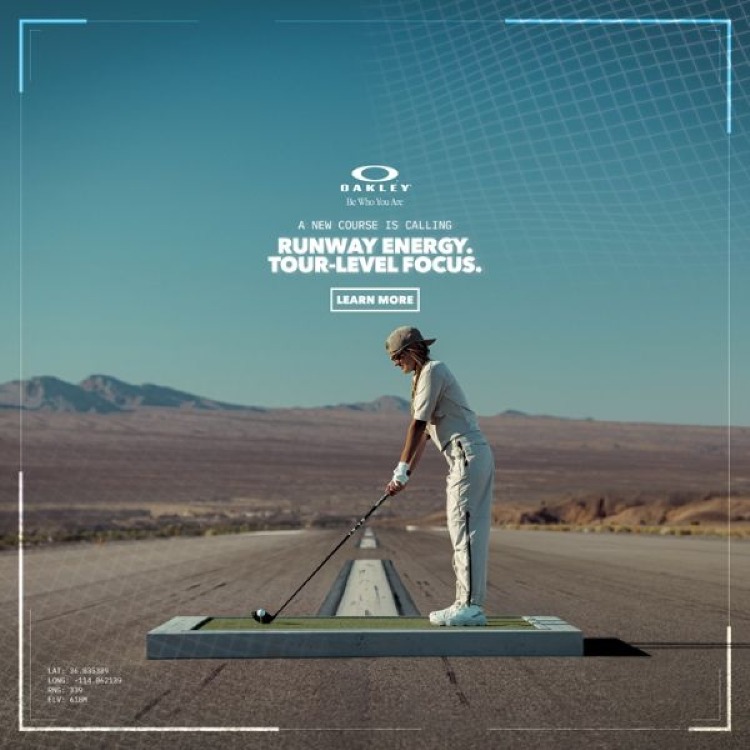 A new course is calling: runway energy, tour-level focus. Learn more with Oakley. 