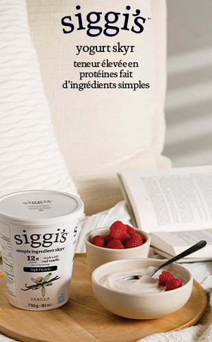 Siggi's yogurt skyr, teneur élevée en protéines fait d'ingrédients simples. Achetez maintenant