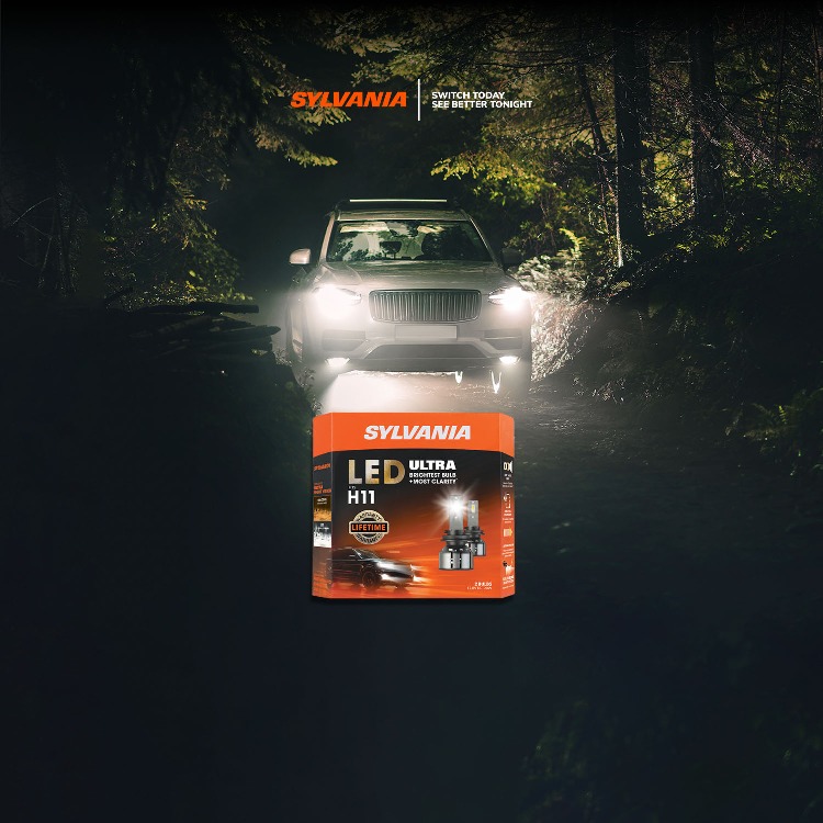 SYLVANIA. LED ULTRA. SWITCH TODAY SEE BETTER TONIGHT.