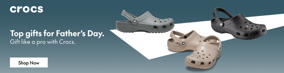 Advertisement. Crocs. Top Gifts For Father's Day. Gift Like A Pro With Crocs. Shop Now.