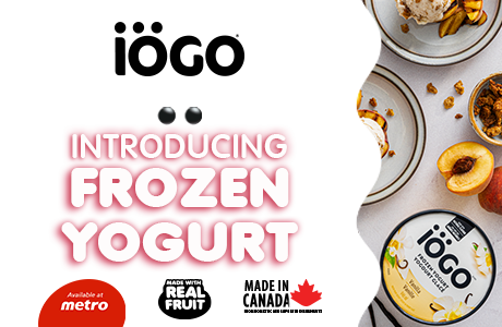 IOGO. INTRODUCING FROZEN YOGURT. 