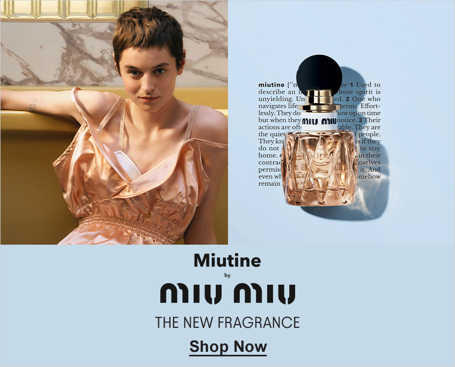 Miutine by Miu Miu. THE NEW FRAGRANCE, Shop Now