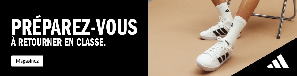 Publicité. adidas, PRÉPAREZ-VOUS À RETOURNER EN CLASSE, souliers de sport, chaussures. Magasinez.